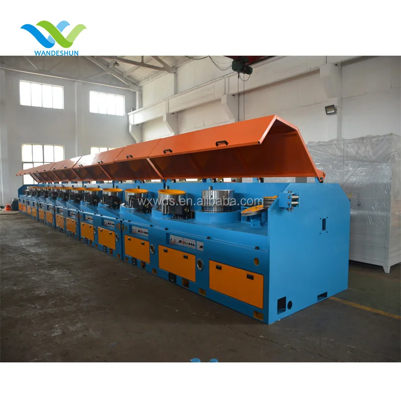 
Straight line wire drawing machine for making electric welding rod 