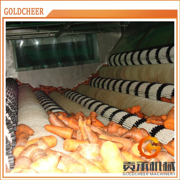 Новый дизайн нержавеющей стали промышленные фрукты стиральная машина