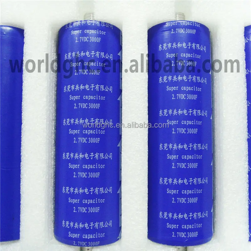 new product supercapacitor 2.7v3000f ultracapacitor for led