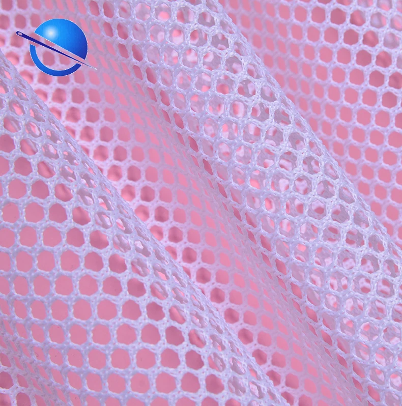 Changle Textile town оптовая продажа прочная полиэфирная жесткая сетчатая ткань для упаковки игрушек тканевая сумка внутренняя подкладка