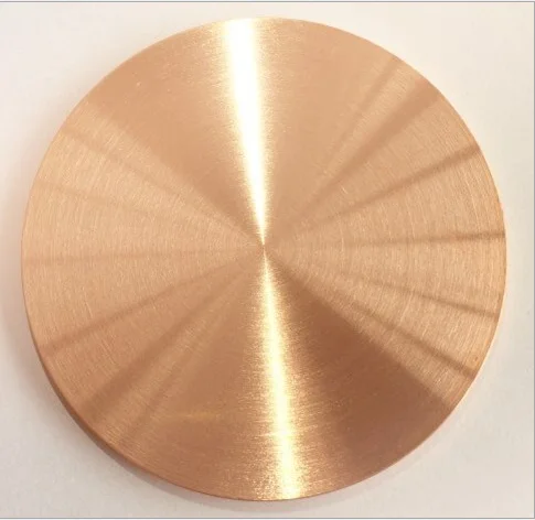 ISO certificated 99.99995% purity copper sputtering target with cheap price made in China for sale