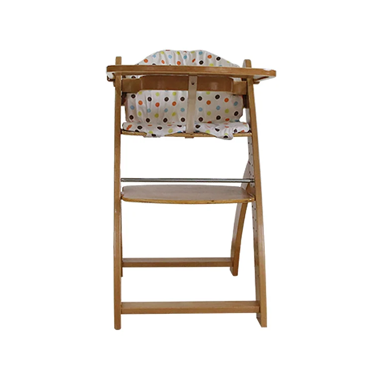 
Factory Support Custom Infant Feeding Wooden Baby High chair 