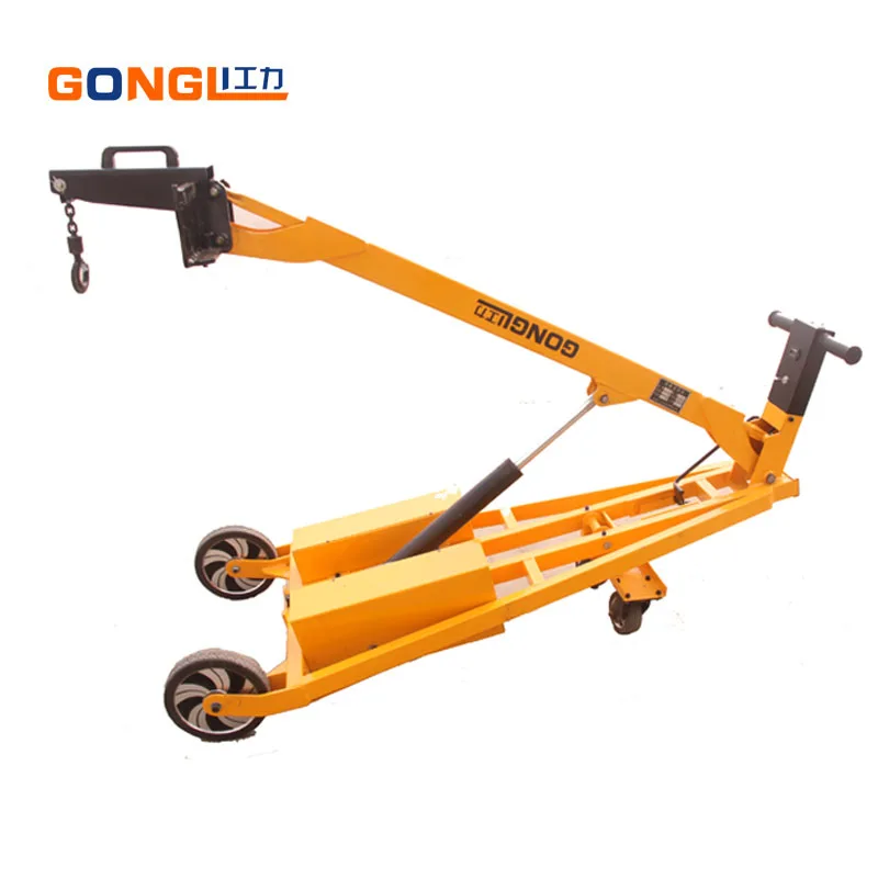 
GL-0102 Patent Barrel Lifter Portable Lifting Crane Folding Boom Loading and Unloading Truck 