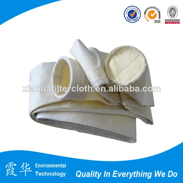 Polypropylene fiber dust filter bag for dust collection