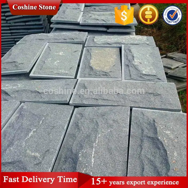 building stone G654 granite mushroom stone for wall cladding