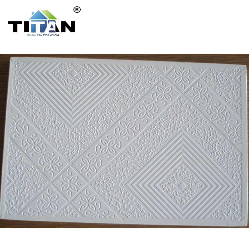 TITAN Moisture Resistant 600x600 Gypsum Ceiling Board Supplier