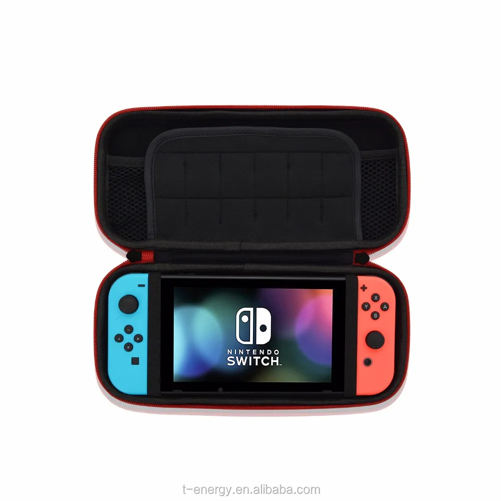 
Factory Price, Universal Protective Case for Nintendo Switch Leather Cover Case, Red 