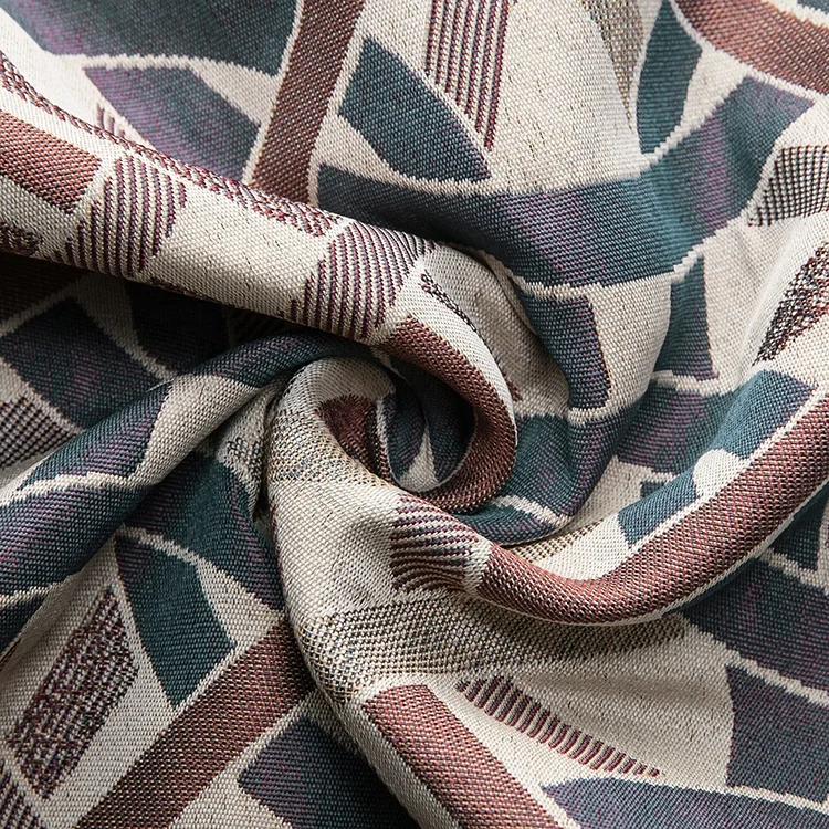 Polyester Cotton Jacquard Fabric And Factory Custom Woven Sofa Cover Fabric Sofa Bed Jacquard Turkish Sofa Fabric