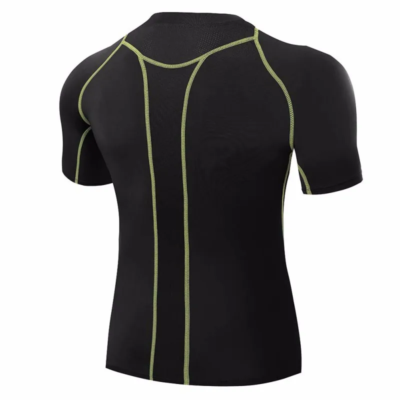 Men Compression Wear Workout T Shirts Sports Fitness Top for Running Mens Tights Private Label Fitness Wear