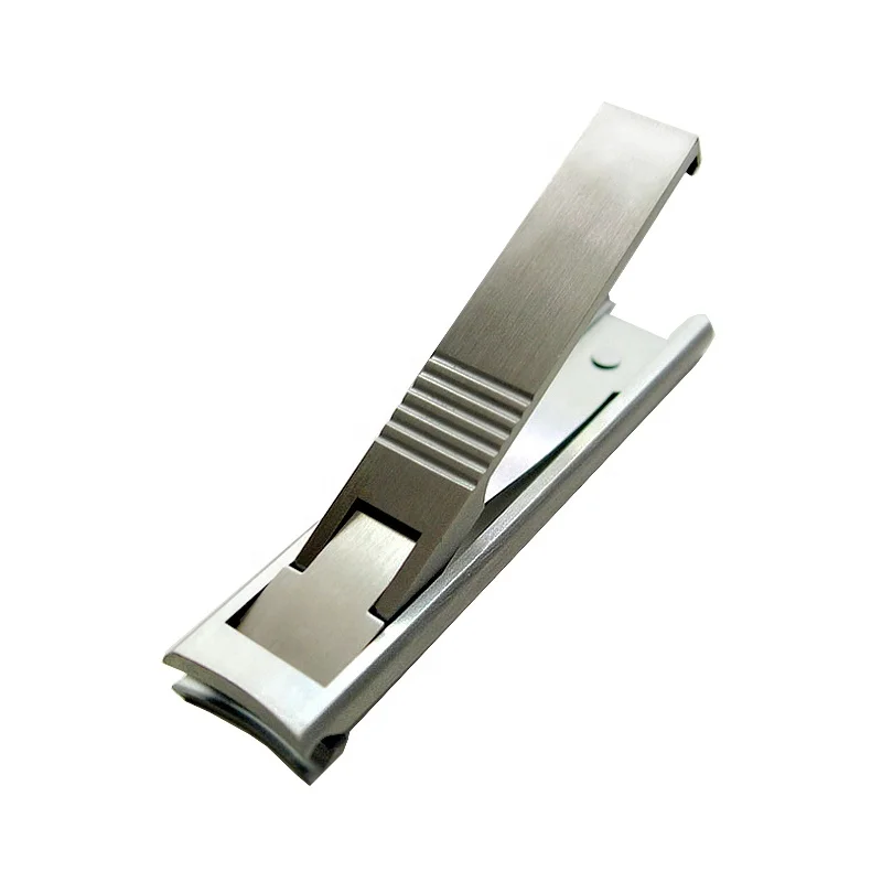 Ultrathin Foldable Nail Clipper with Leather Case Cuticle Cutter Fingernail Toenail Nail Nipper Manicure Trimmer Tool Smart Fit
