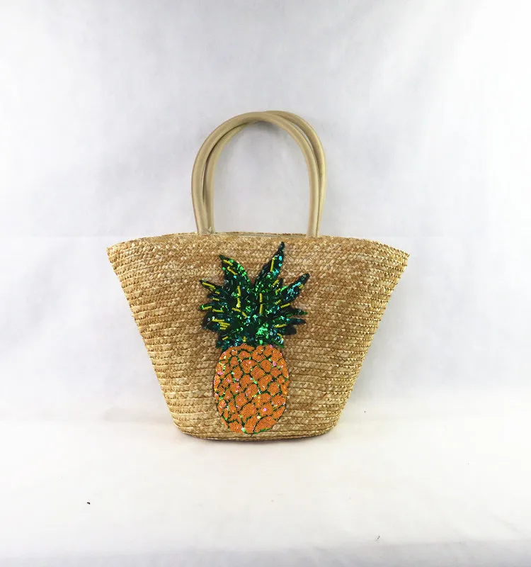 Wholedale Summer Beach Lady Wheat Straw Bag