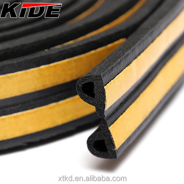 high quality epdm rubber self-adhesive door weatherstrip