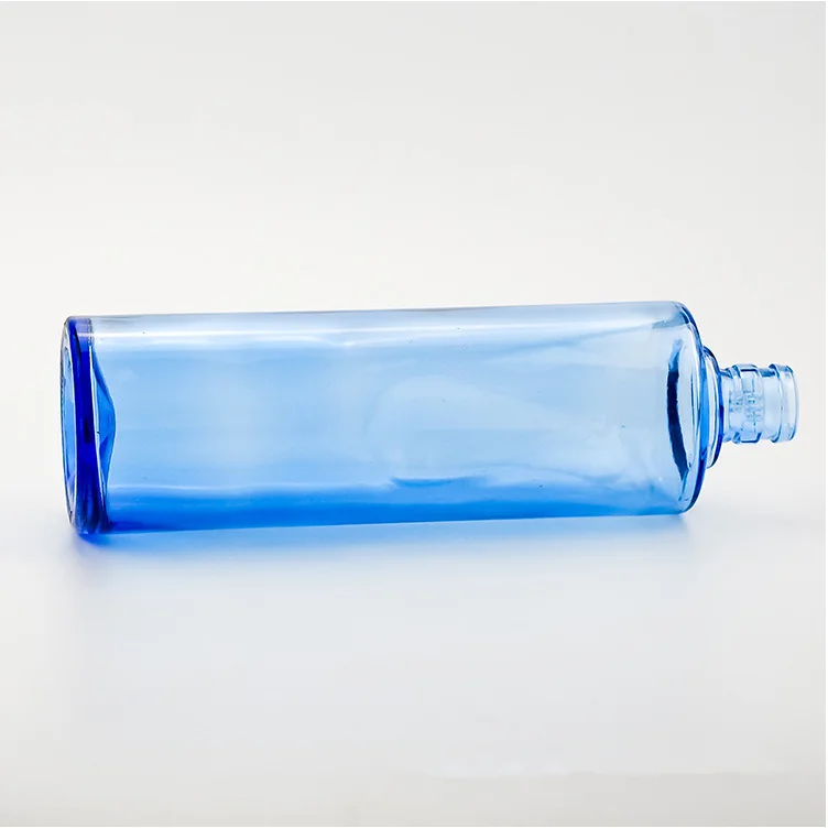 500ml SkyBlue Colour Mineral Water / Purified Water Glass Bottle with Crown Cap