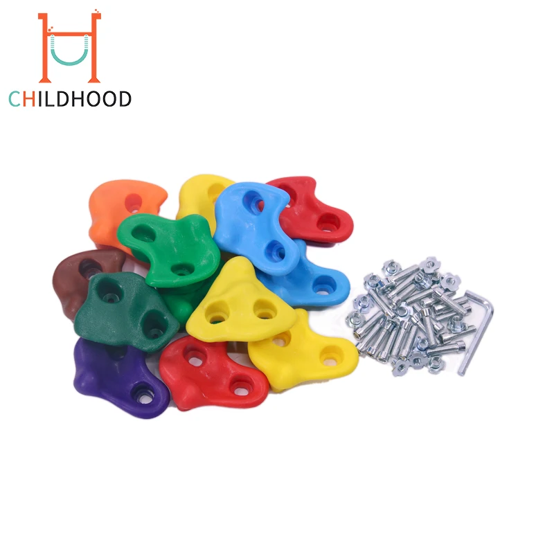 
2018 Hot Sales Kids Multicolor Rock Wall Climbing Holds 