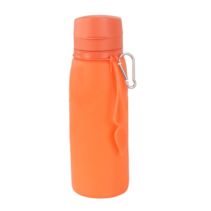 High Quality Large Capacity Silicone Foldable Collapsible Water Bottle
