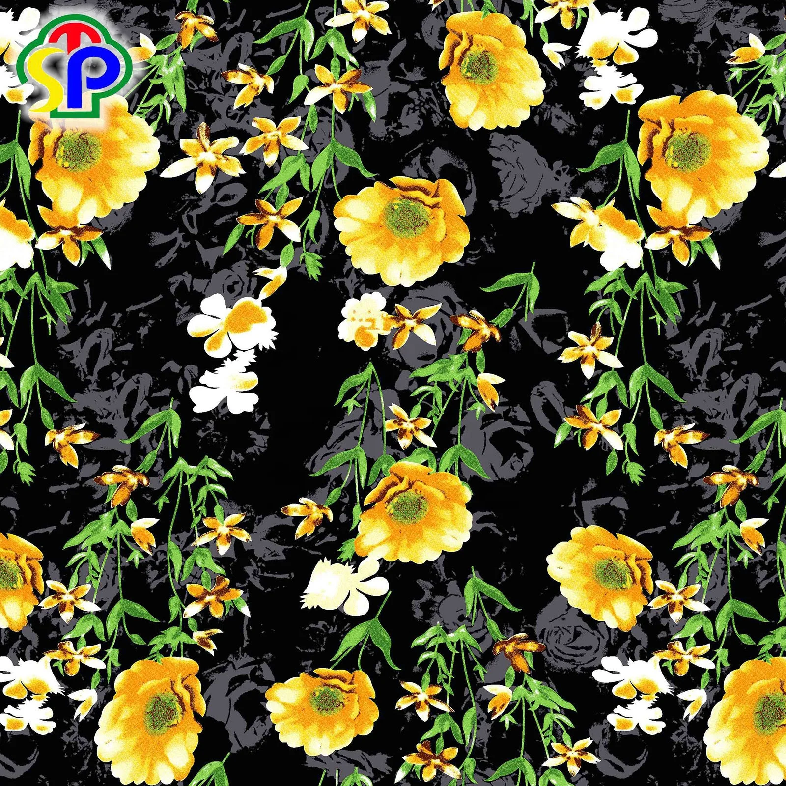 African Printed Spun Rayon 100% viscose woven fabric baati