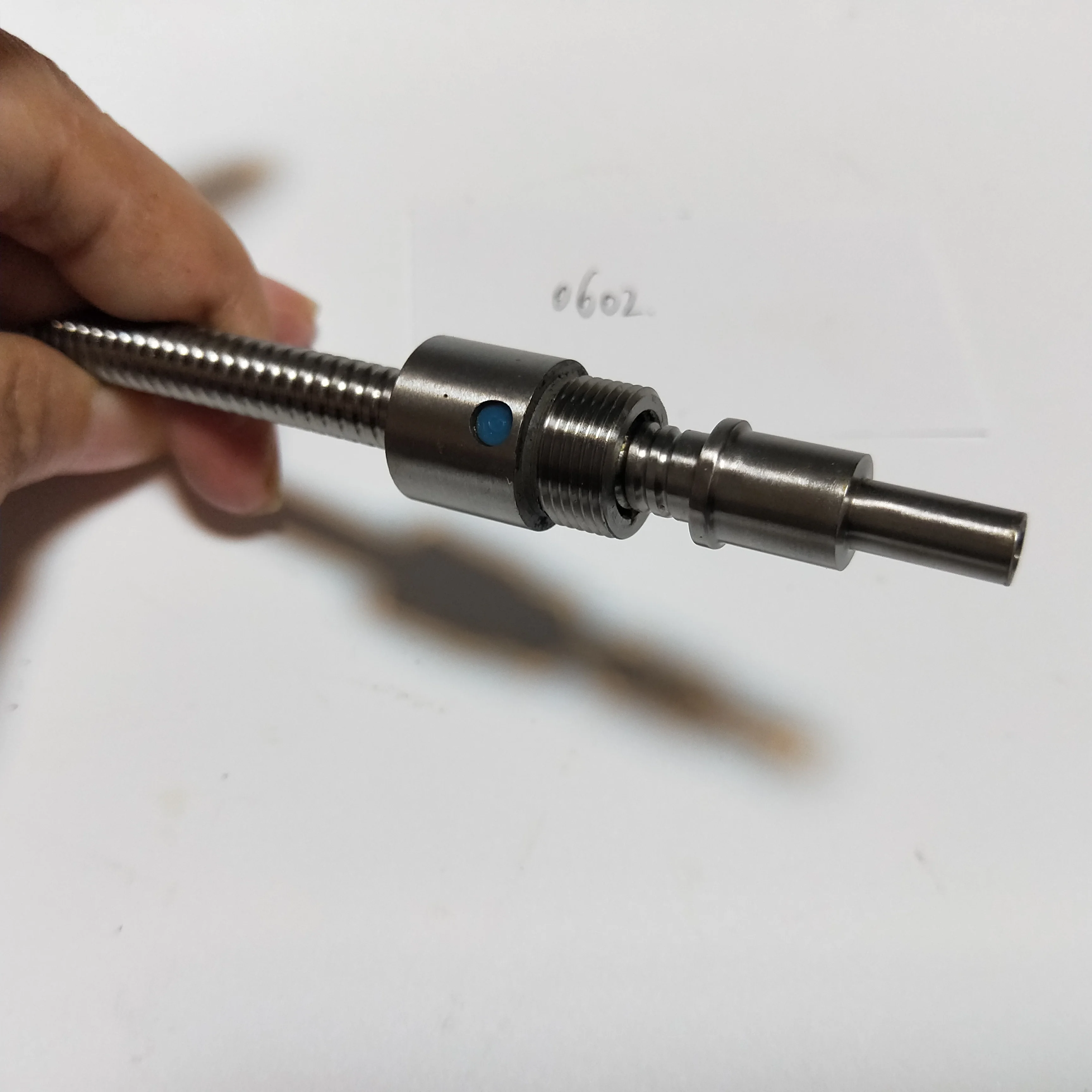 Customized micro small ball screw SFU0602 diameter 6mm,tolerance 0.012mm/meter no backlash for sewing machine and 3d printer