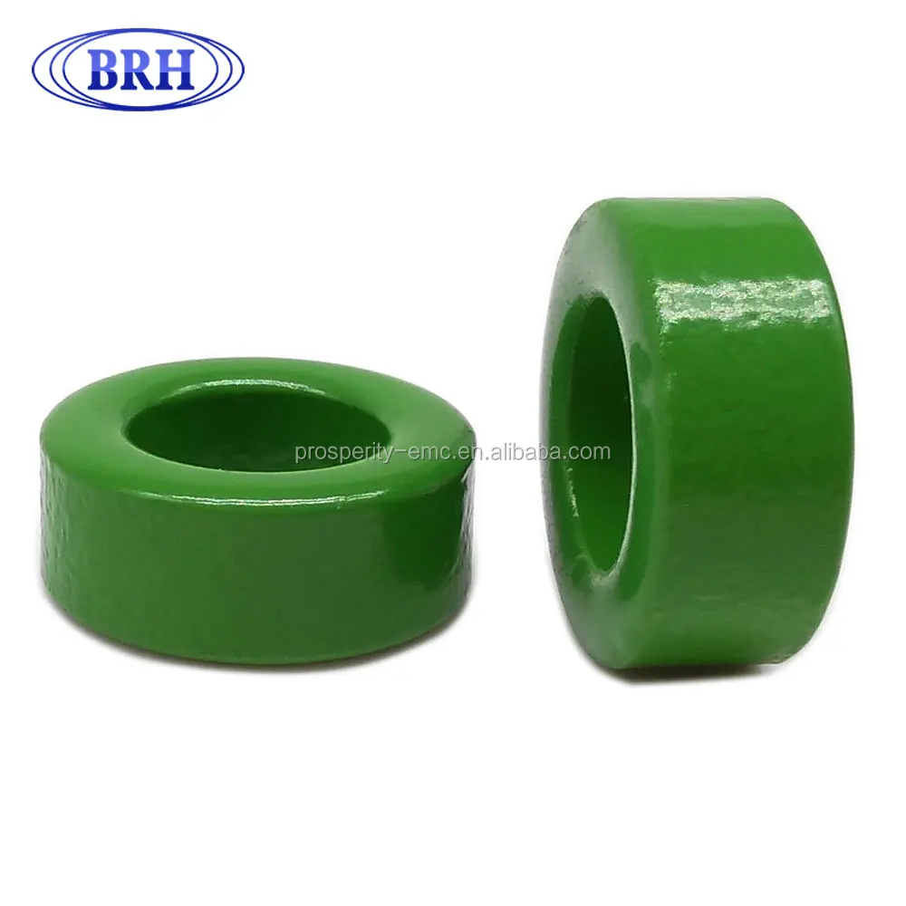 Высокочастотный зеленый ферритовый тороидальный сердечник mnzn для Катушечной индукции