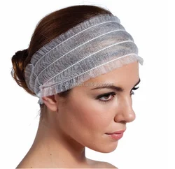 Disposable Fashion Spa Nonwoven  Elastic Headband for Women from China