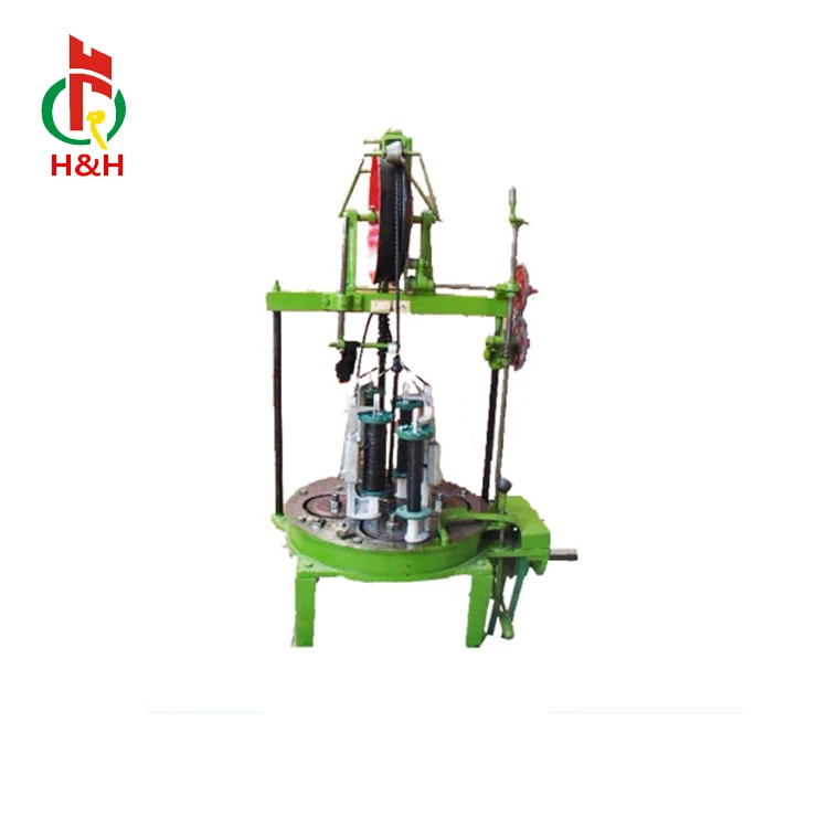 4 spindles leather cord braiding machine