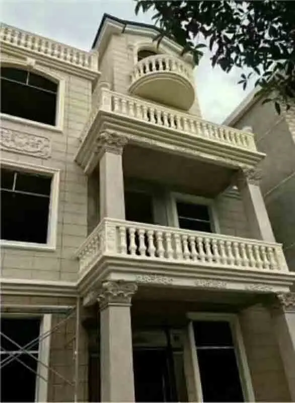 Factory Supply Exterior  Decorative cement concrete noble style Eaves line  plastic molds for building and home use