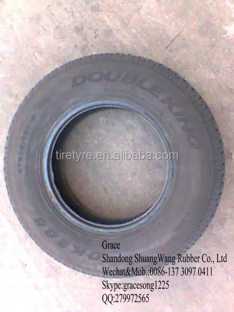 
ST205/75R15 with DOT Double king Trailer tyre real factory 