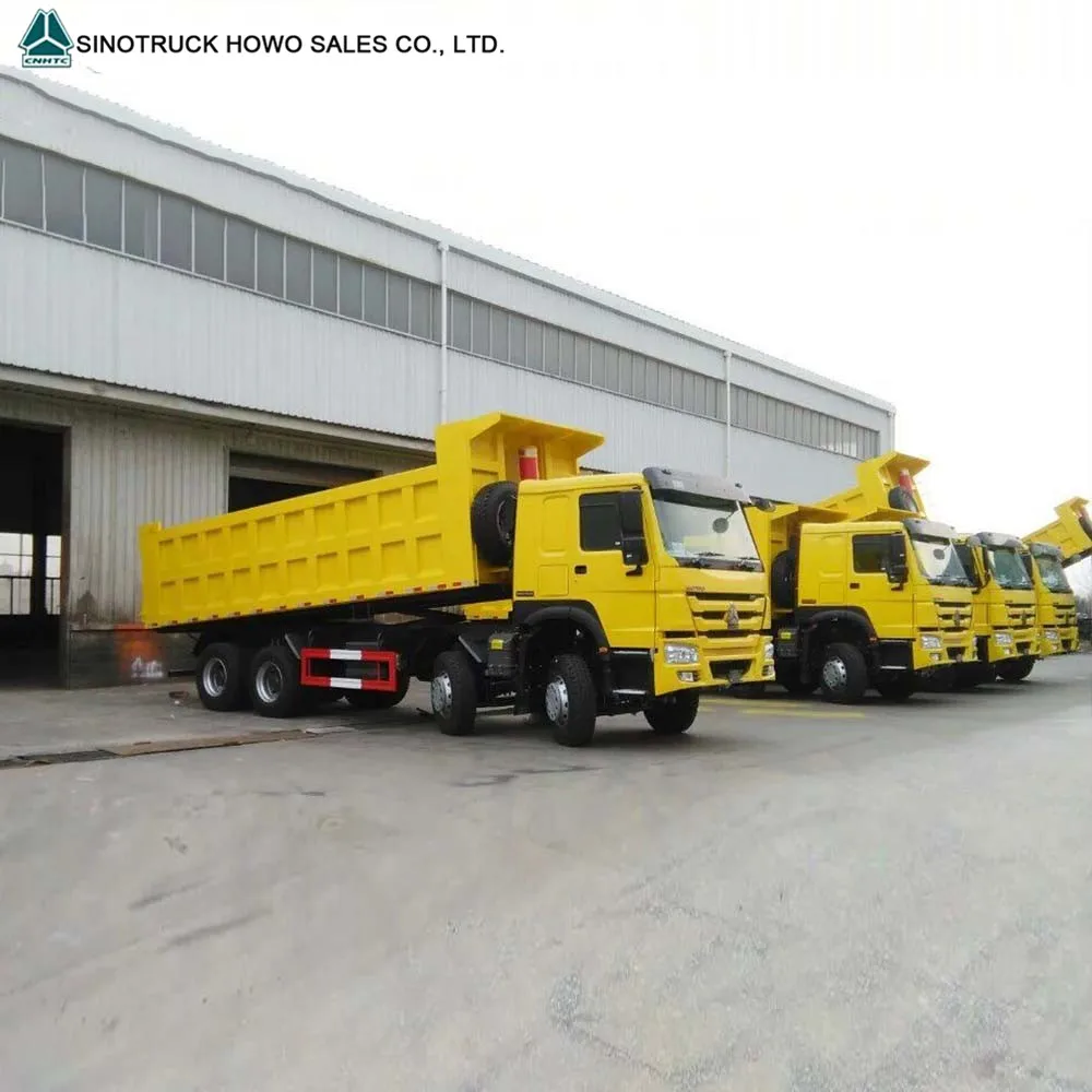 China Sinotruk Howo 8x4 12 Wheeler Front Lifting Dump Tipper Truck For Sale