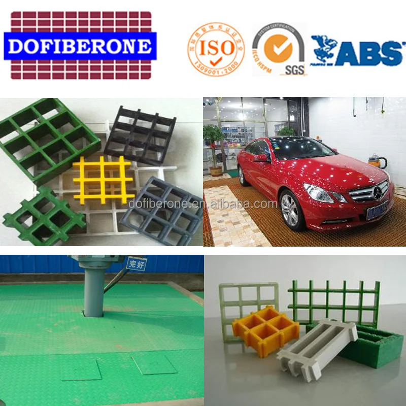 FRP GRP fiberglass Outdoor Reinforced Plastic Mold Grating