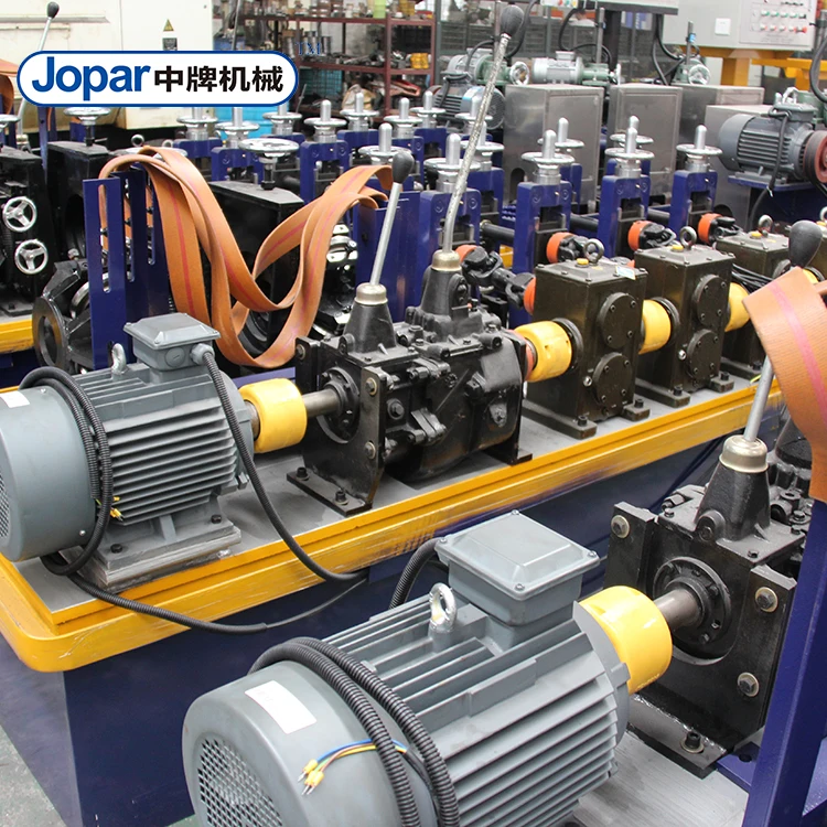 High Speed MS Pipe Making Machinery Fully Automation Steel Tube Mill Machine