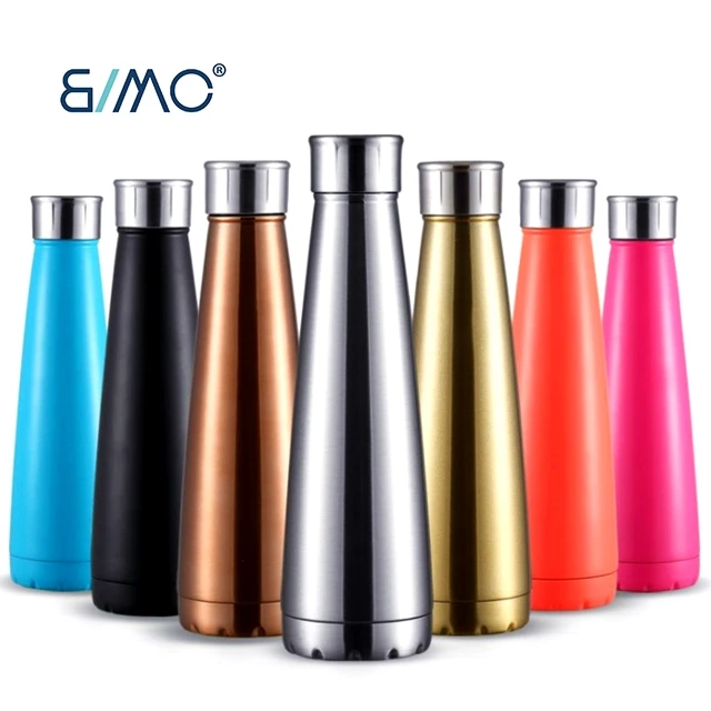Hot Sale Double Wall Water Bottle With Lid Wholesale Insulated Cola Shaped Yoga Eco Life Sports Water Bottle