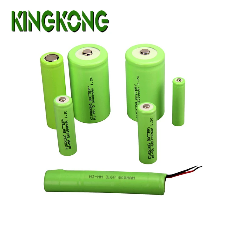 Ni-MH AA, AAA, C, D, 2/3 AA, 2/3 AAA rechargeable battery
