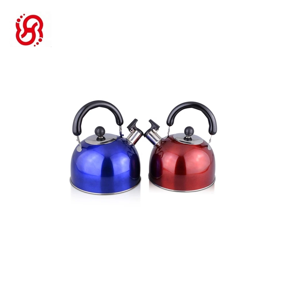Stainless Steel Whistle Kettle Use for Cooker and Gas Metal Camping Teapot &Coffee Whistling Kettle