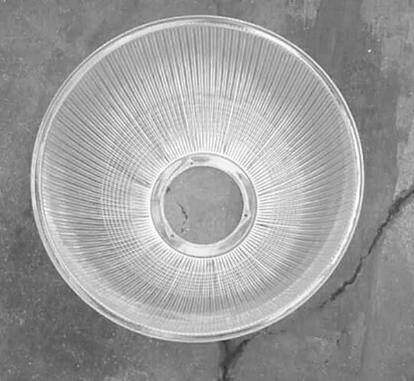 14 inch 14' 360mm diameter led high bay acrylic lamp diffuser with bottom cover for 300w 400w industrial light fixture