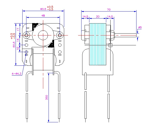 DC 60*60*20MM Cooling Fan Industrial  24V Made in China