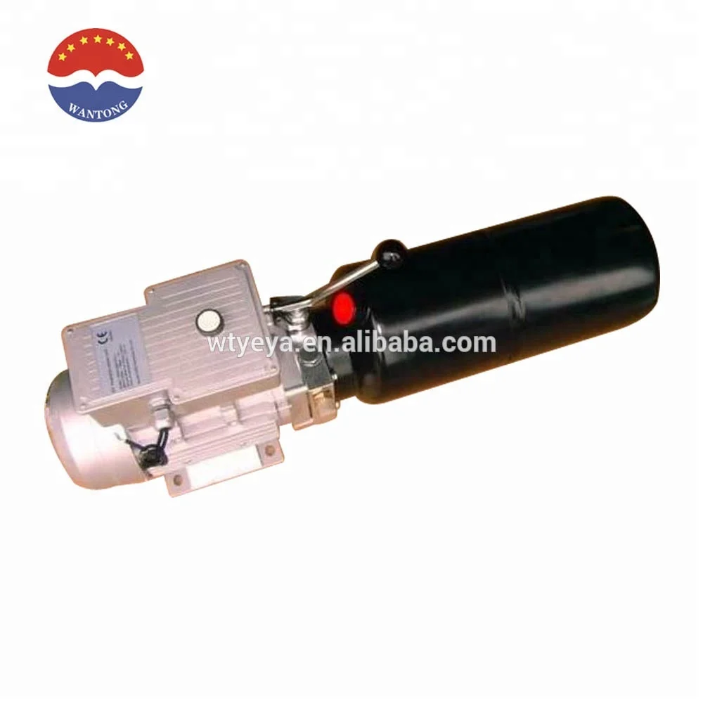 AC DC 3HP 2HP 24v 12v Hydraulic power pack unit with hand control button