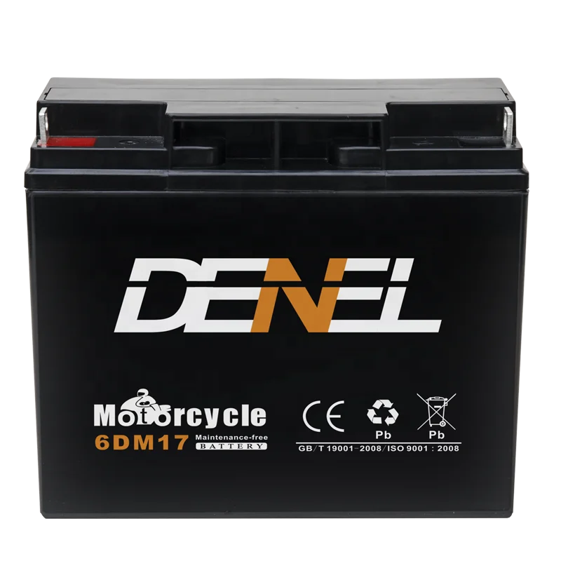 DENEL Brand High quality Lead Acid Maintenance Free Battery for Motorcycle Battery Electric Scooters