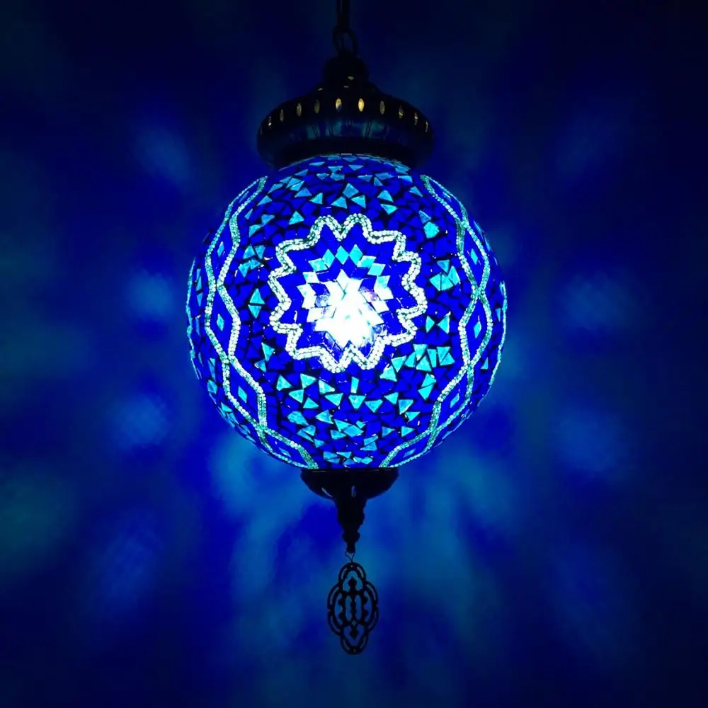 Tokin handmade Mosaic Art single turkish mosaic glass lamp