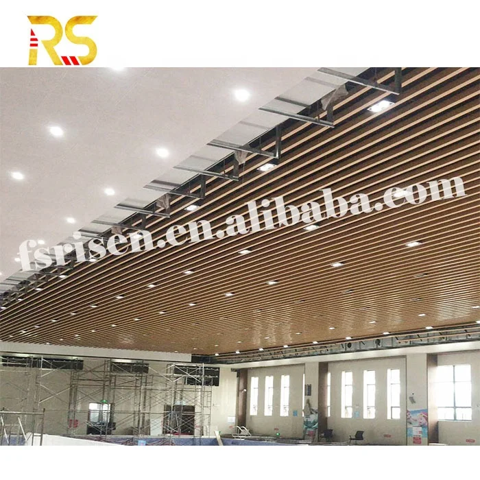 Foshan commercial modern suspended ceiling board decorative aluminum ceiling tile for corridor