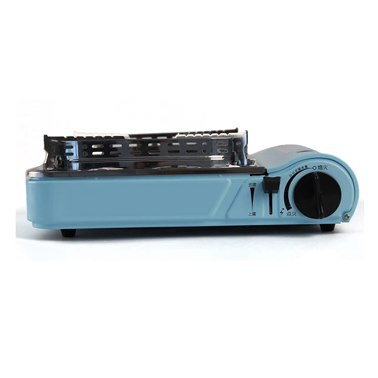 Wholesale Professional Camping Outdoor Hiking Topflame Blue Color Portable Butane Gas Stove Survival Kit Gas Stoves