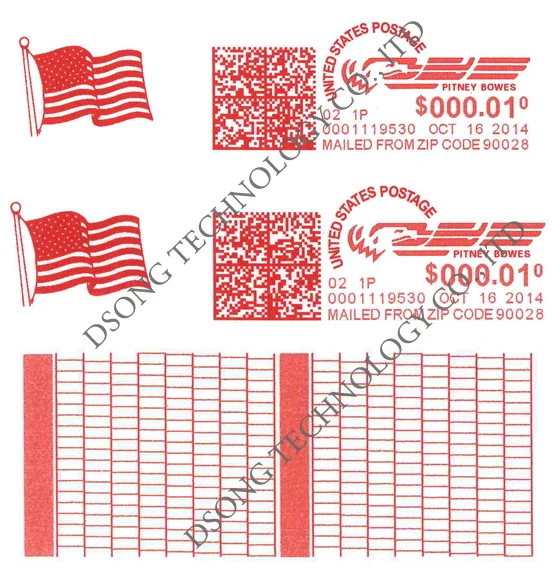 Neopost IS56INK# A0012124 Postage Meter Blue Ink Cartridge for IS5000 and IS6000 Postage Meters