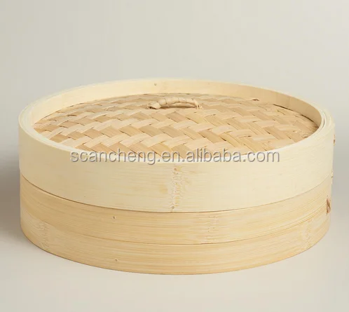 bamboo commercial dumpling steamer
