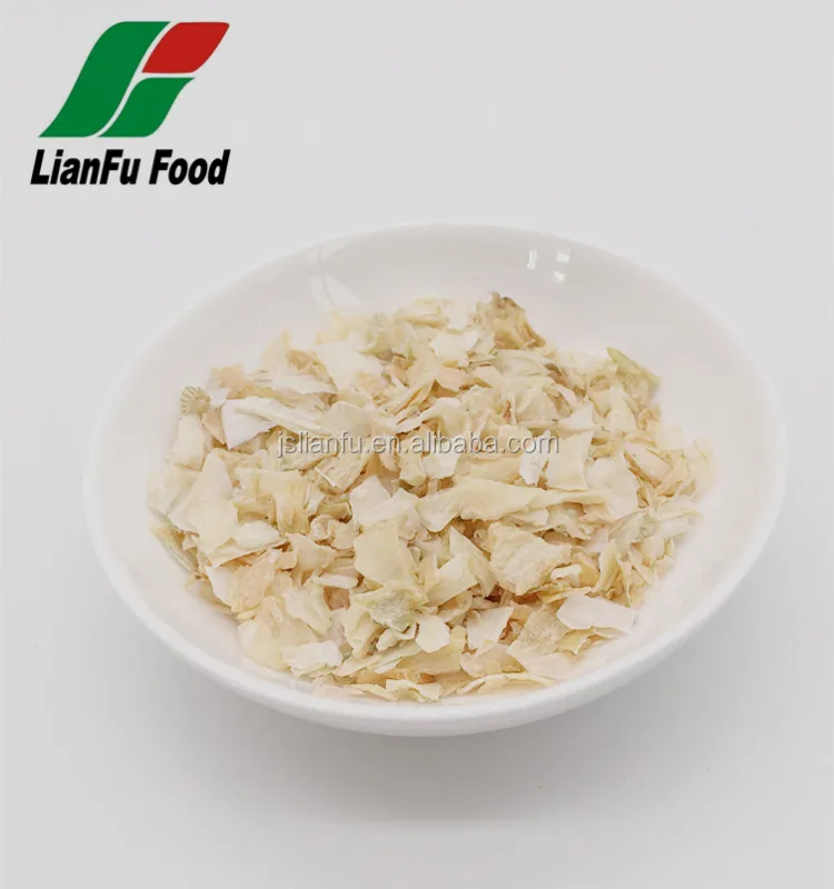 Dehydrated onion AD dried white onion flakes (10x10mm)