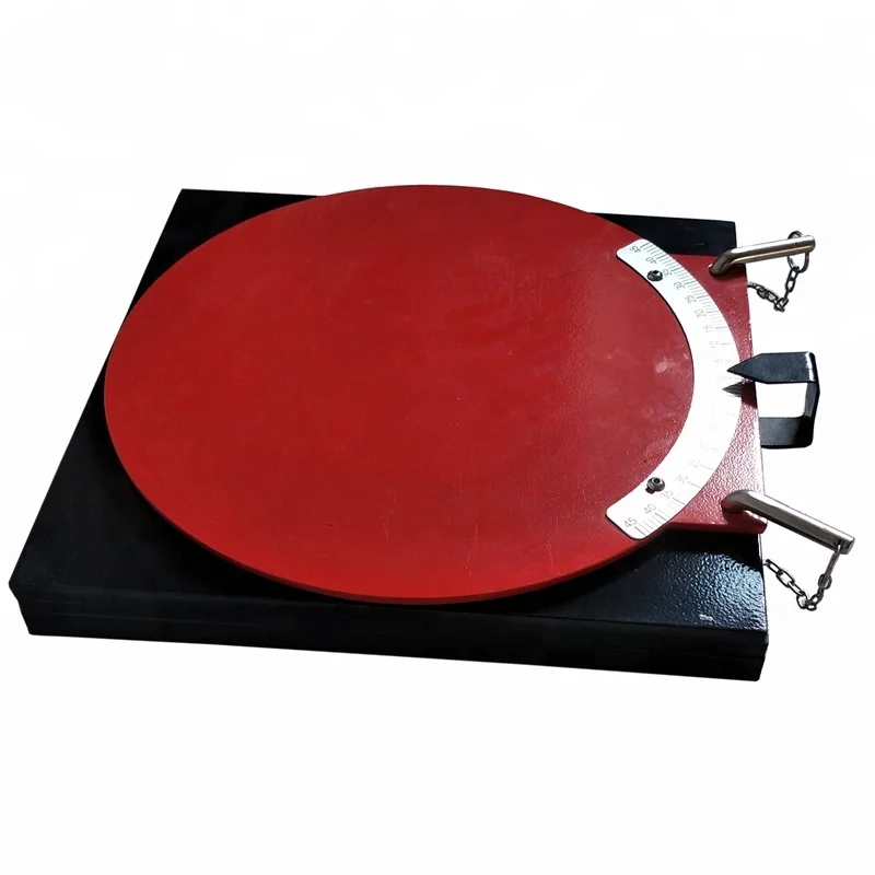 Vehicle tools 2 Ton Steel Wheel Alignment Turn Plates Table used together with 3D Wheel Alignment equipment machine