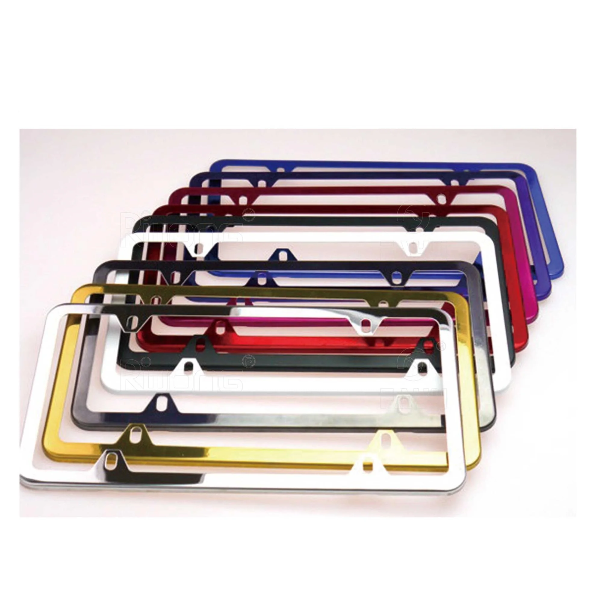 Custom theme number plate frame