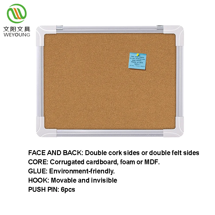 Настенный push pin пробковая доска для Оставляя сообщение