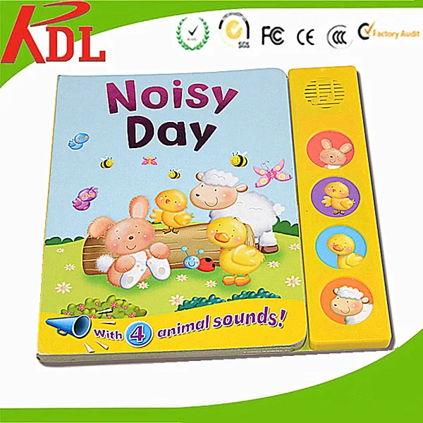 2014 новейшая книга животного шума для детей