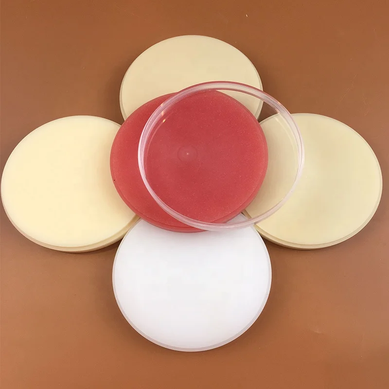 TJIRIS стоматологические лабораторные расходные материалы, стоматологические ПММА диски для открытой системы CAD CAM, стоматологические ПММА блоки для фрезерного станка