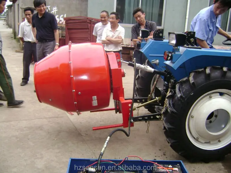 Tractor PTO driven Concrete Mixer ,3-point Tractor Cement Mixer