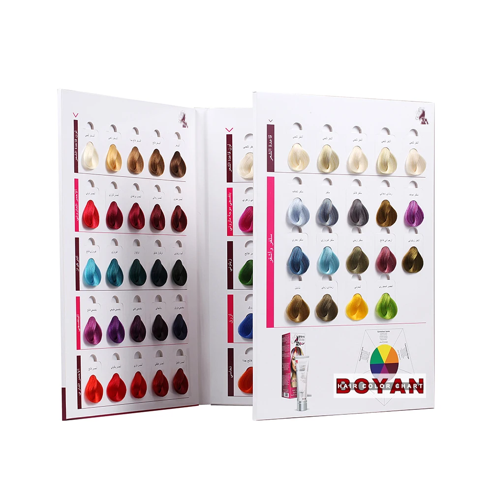 2019 Professional salon color catalog, hair color chart for Hair Color Cream/Hair Dye