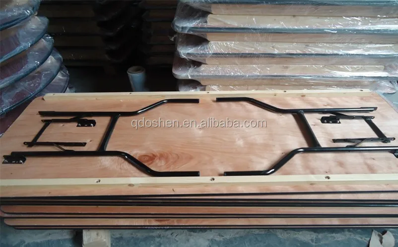 Outdoor Rectangle Wooden Folding Table